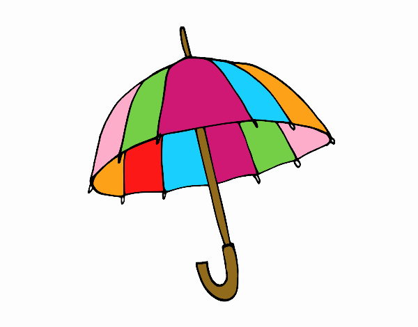Dibujo Un paraguas pintado por nicolrodri