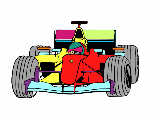 Dibujo Coche de F1 pintado por martinwey