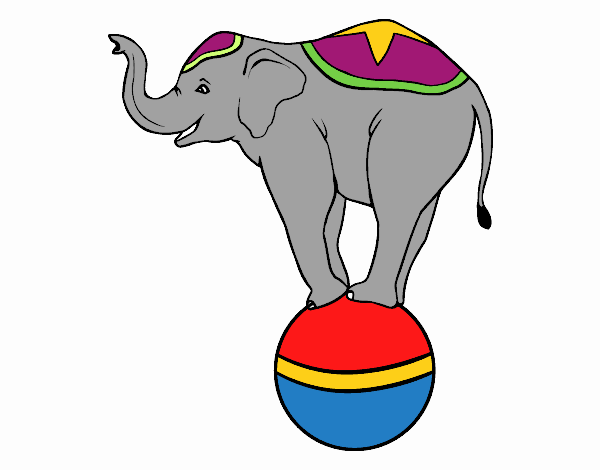 dibujo trapesistaus elefantous de circous