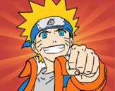 Dibujo Naruto alegre pintado por janis8