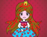 Dibujo Princesa primavera pintado por amby