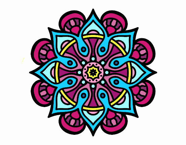 Dibujo Mandala mundo árabe pintado por salgado_ca
