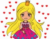 Dibujo Princesa primavera pintado por mariabe