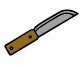 Dibujo Un cuchillo pintado por valentino5