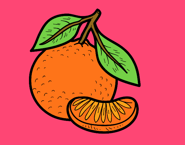 Una mandarina