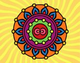 Dibujo Mandala meditación pintado por natinatash