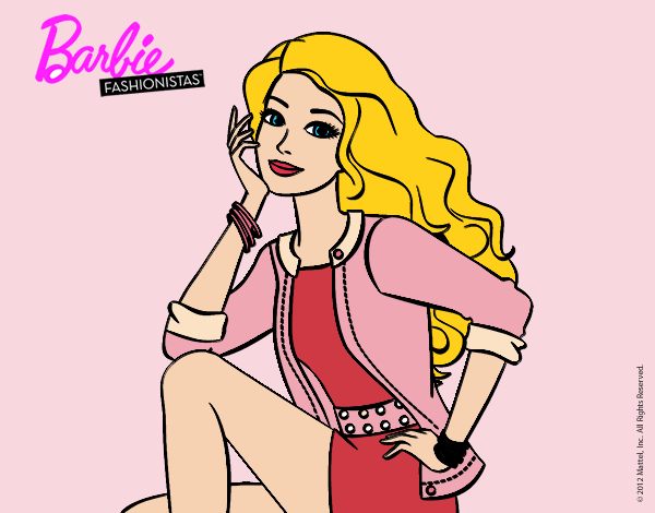 Dibujo Barbie súper guapa pintado por aripao