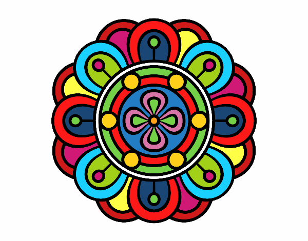 Dibujo Mandala flor creativa pintado por MARIAG6918