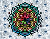 Dibujo Mandala para meditar pintado por sofiydam