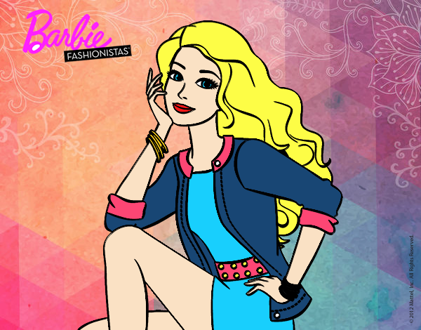 Dibujo Barbie súper guapa pintado por DaniCat