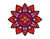 Dibujo Mandala flor de loto pintado por fer046
