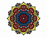 Dibujo Mandala para relajarse pintado por SILUFU