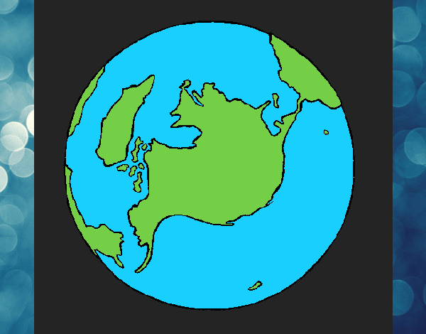 Dibujo Planeta Tierra pintado por DaniCat