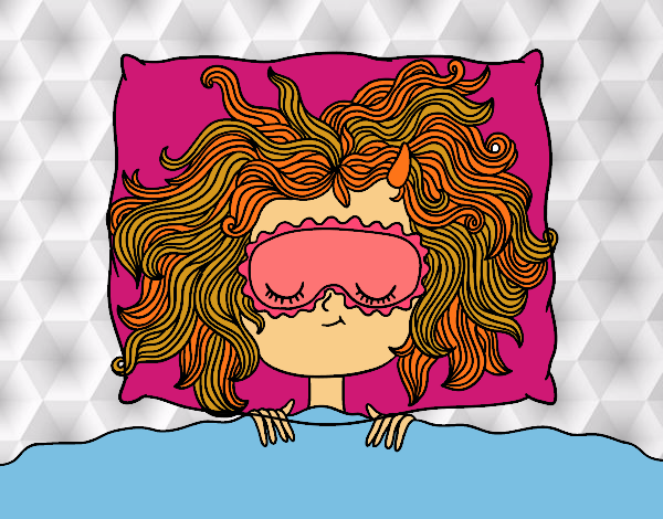 Dibujo Chica durmiendo pintado por anahis573