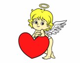 Dibujo Cupido y un corazón pintado por lemr 