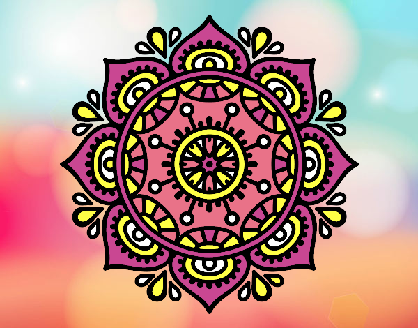 Dibujo Mandala para relajarse pintado por isabel2k