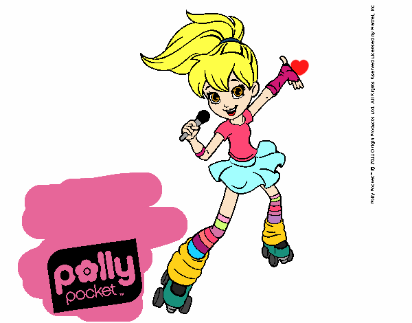 Dibujo Polly Pocket 2 pintado por sheyla1