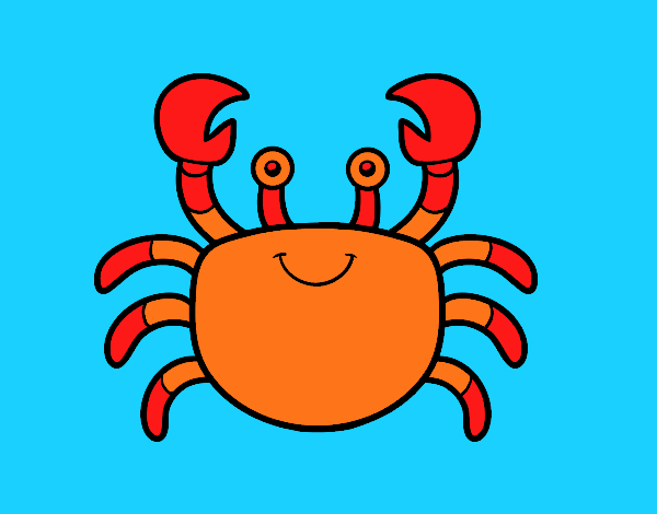 Un cangrejo de mar