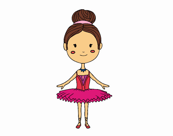 Dibujo Una bailarina de ballet pintado por anahis573