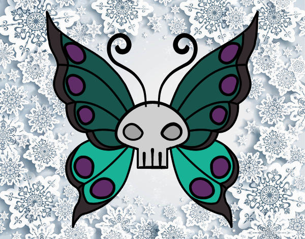 Dibujo Mariposa Emo pintado por martavv