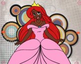 Dibujo Princesa Ariel pintado por nill