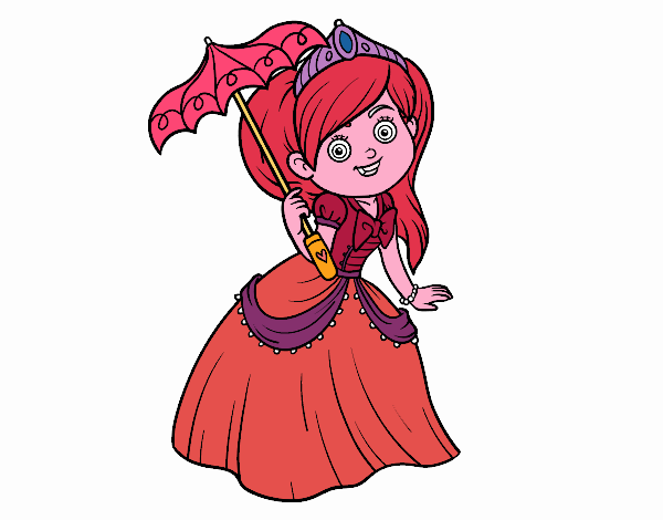 Princesa con parasol
