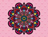 Dibujo Mandala mundo árabe pintado por Princessh