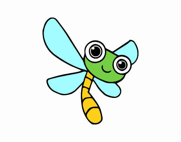 Dibujo Una libélula pintado por elwaht