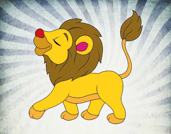 Dibujo Cachorro de león pintado por MariaMc