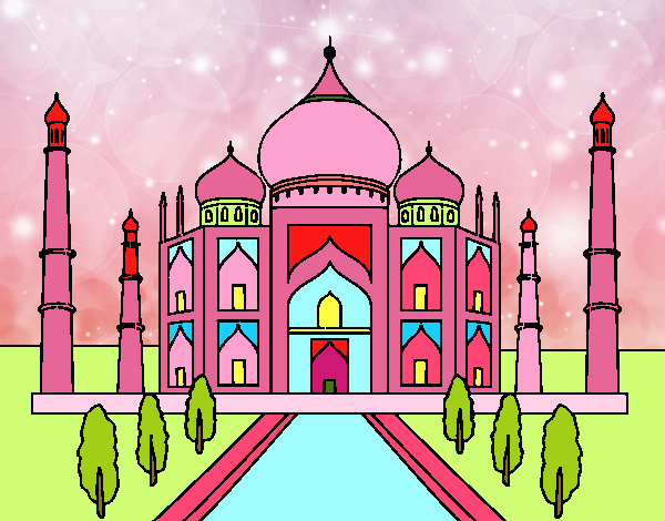 Dibujo El Taj Mahal pintado por isabel2k