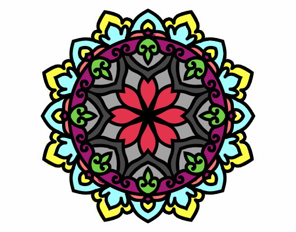 Dibujo Mandala celta pintado por bonfi