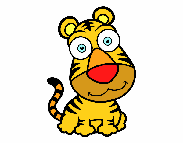 Dibujo Tigre de Sumatra pintado por MariaMc