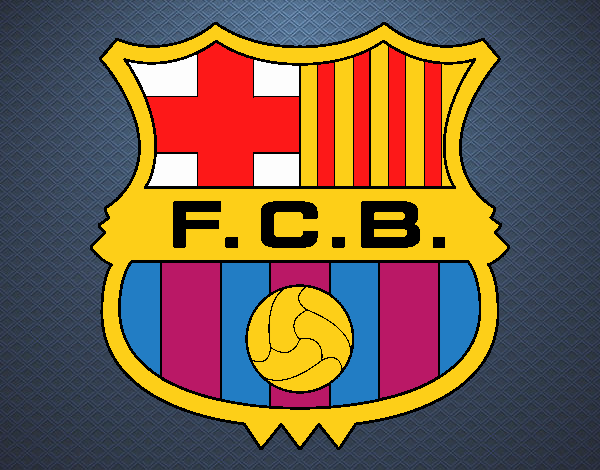 Dibujo Escudo del F.C. Barcelona pintado por wuilde 