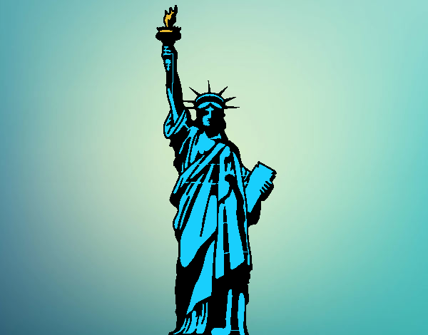 Dibujo La Estatua de la Libertad pintado por wuilde 