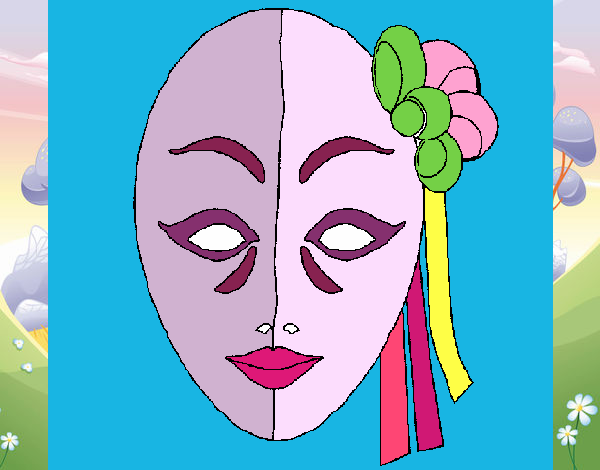 Dibujo Máscara italiana pintado por Amalia0201