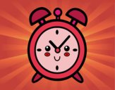 Dibujo Reloj despertador pintado por ibiza