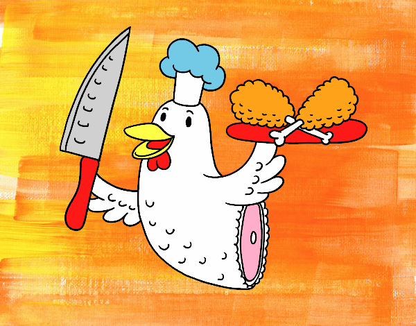 Dibujo Carne de pollo pintado por Sosa2005