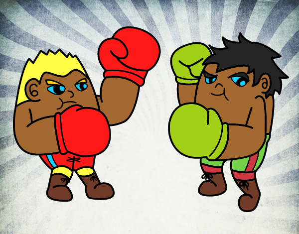 Combate de boxeo