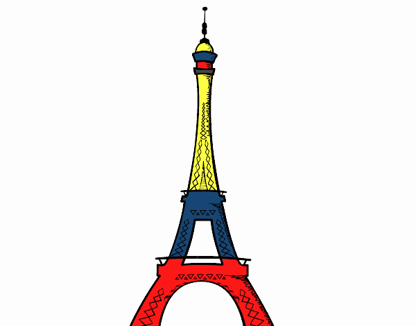 Dibujo La torre Eiffel pintado por CARLOSANDR