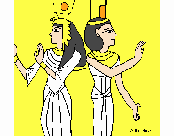 Pintura de la Reina Nefertari