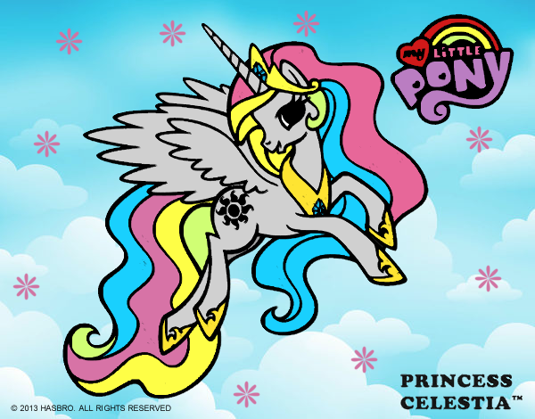 Dibujo Princess Celestia pintado por Joserlith 