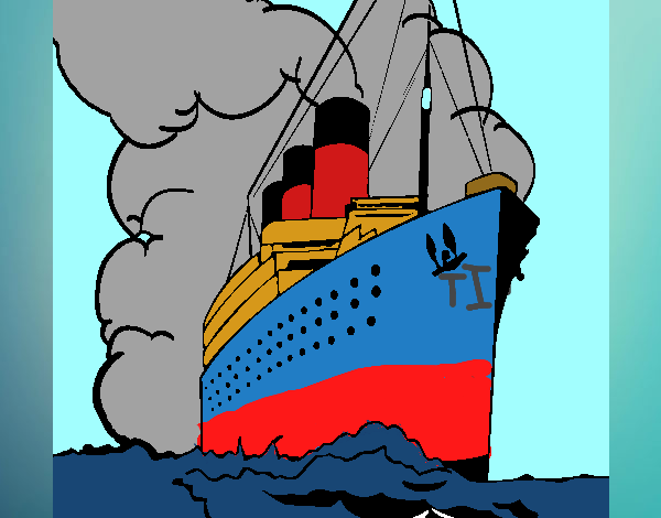 Dibujo Barco de vapor pintado por Rose26