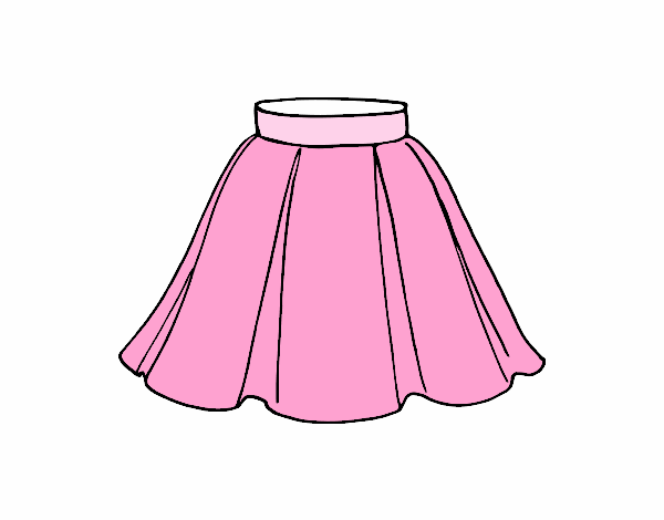 falda rosa