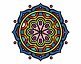 Dibujo Mandala para meditar pintado por BRENIS