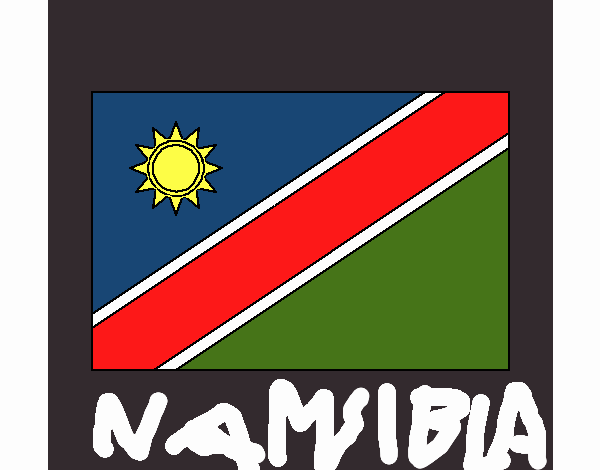 Dibujo Namibia pintado por Minp