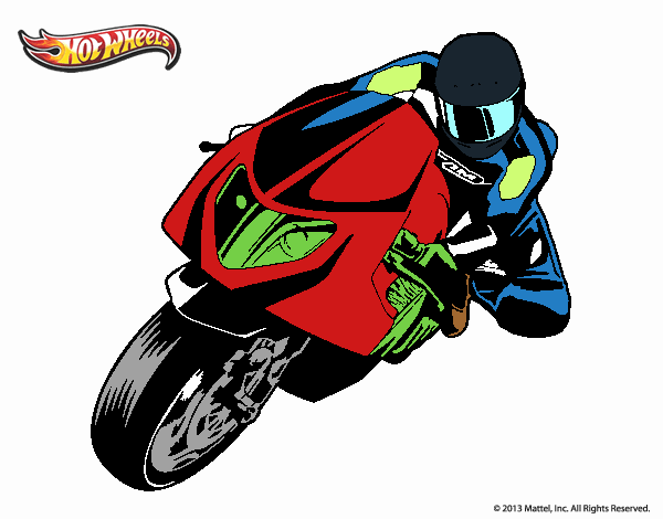 Dibujo Hot Wheels Ducati 1098R pintado por JOSE122200