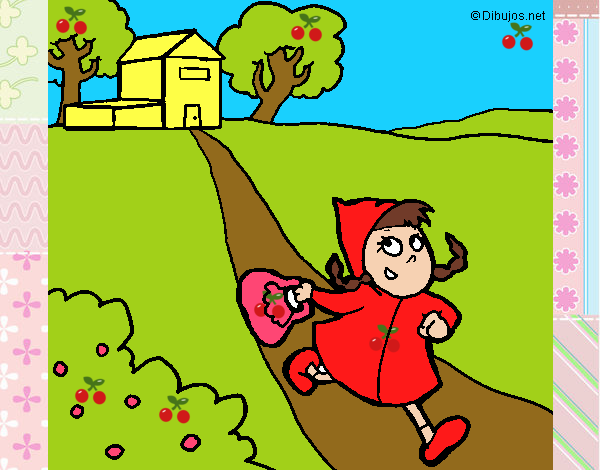 Dibujo Caperucita roja 3 pintado por Sosa2005