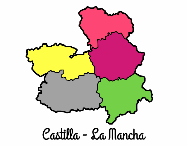 Dibujo Castilla - La Mancha pintado por fer2013