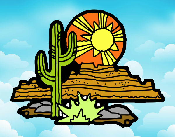 Dibujo Desierto de Colorado pintado por LISYERLYS 