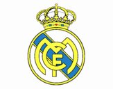 Dibujo Escudo del Real Madrid C.F. pintado por fact